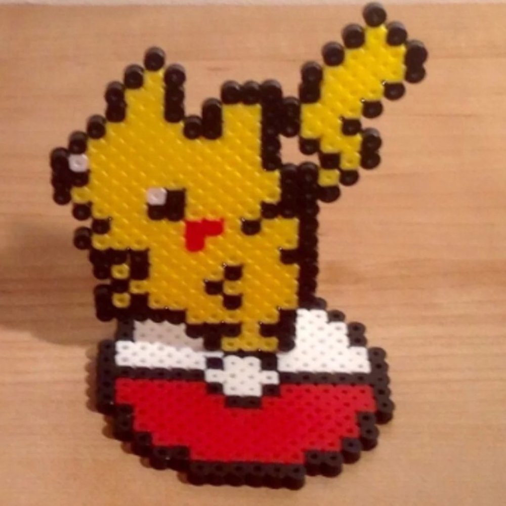 Pikachu Pokeball Decoration - Game Room - Kids Room - Cute Geek Home Decor